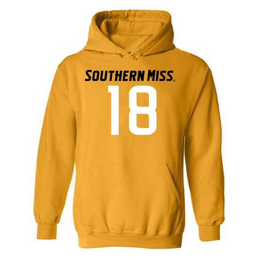 Southern Miss - NCAA Football : Landry Lyddy - Replica Shersey Hooded Sweatshirt-0
