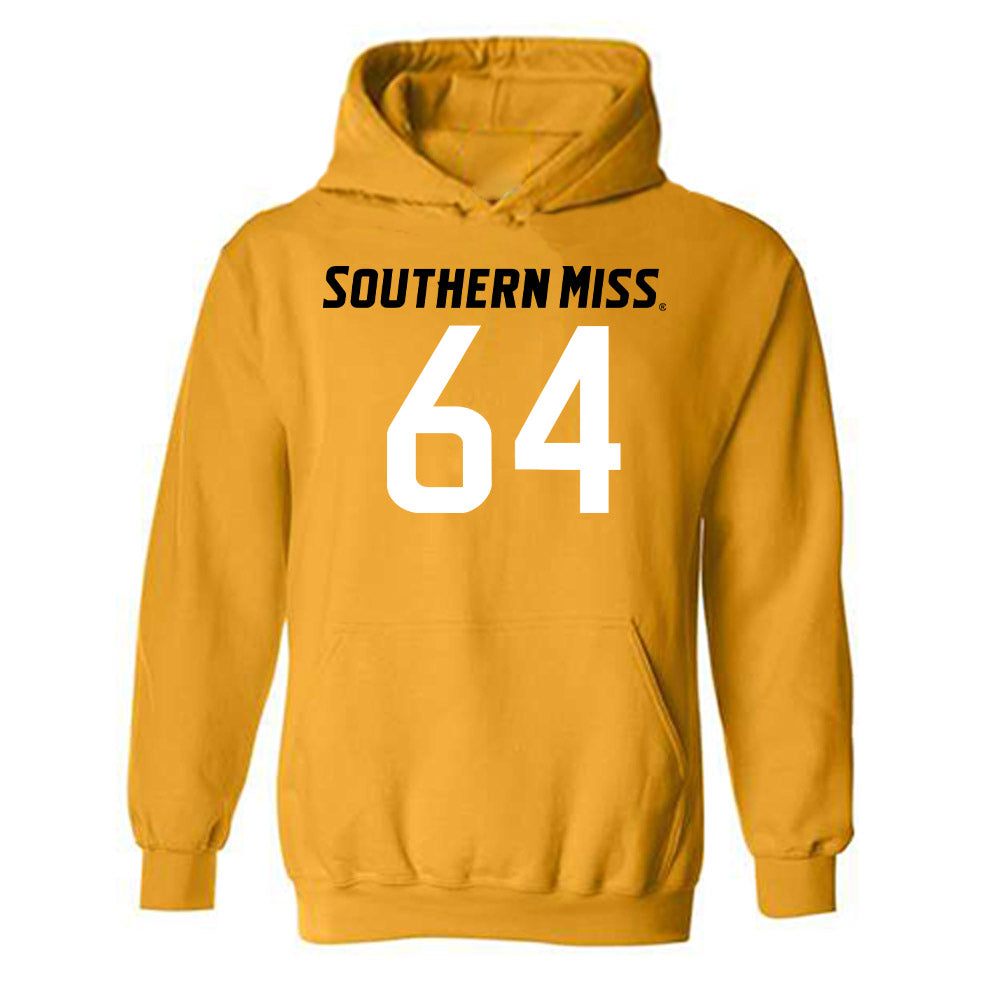 Southern Miss - NCAA Football : Camden Myers - Replica Shersey Hooded Sweatshirt-0