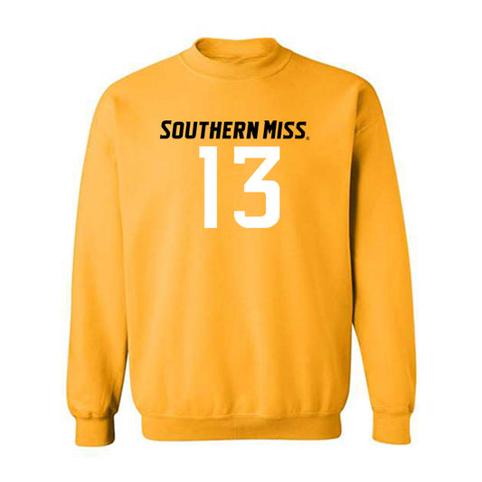 Southern Miss - NCAA Football : Grant Page - Replica Shersey Crewneck Sweatshirt-0