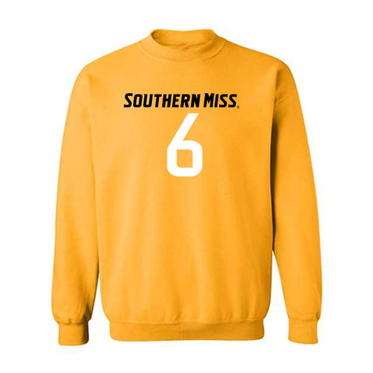 Southern Miss - NCAA Football : Micah Davis - Replica Shersey Crewneck Sweatshirt-0