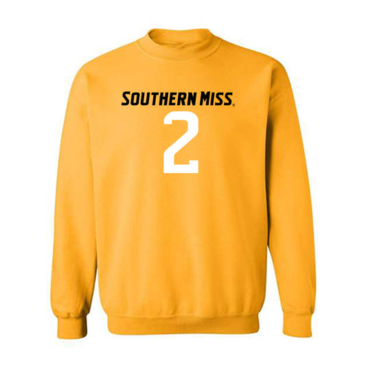 Southern Miss - NCAA Football : Dominick Hill - Replica Shersey Crewneck Sweatshirt-0