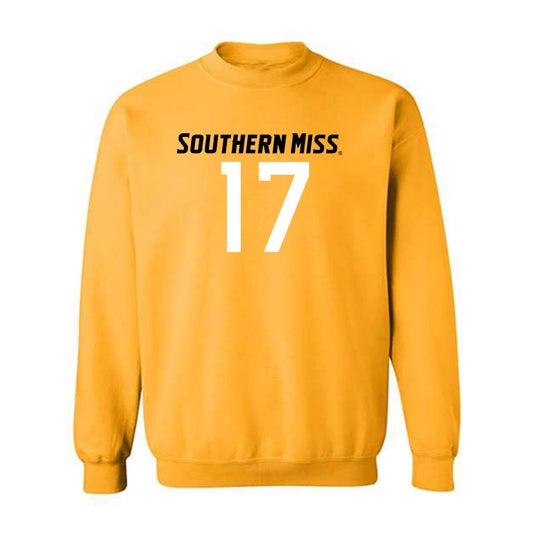 Southern Miss - NCAA Football : Michael Montgomery - Replica Shersey Crewneck Sweatshirt-0