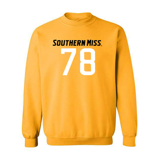 Southern Miss - NCAA Football : Jez Janvier - Replica Shersey Crewneck Sweatshirt-0