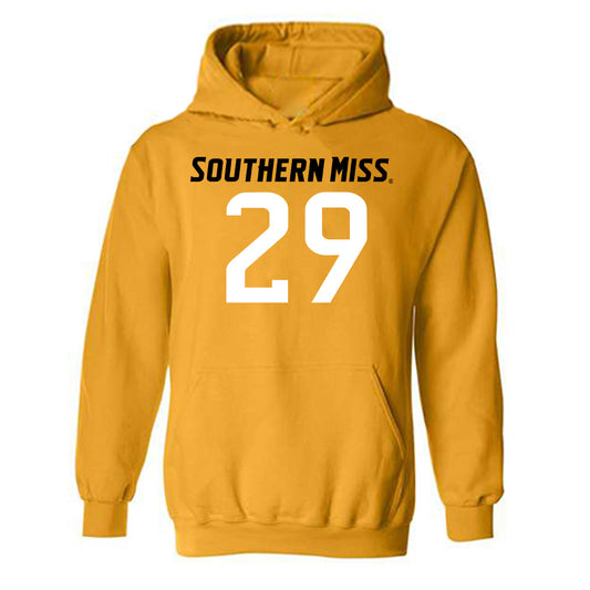 Southern Miss - NCAA Football : Jack Murley - Replica Shersey Hooded Sweatshirt-0