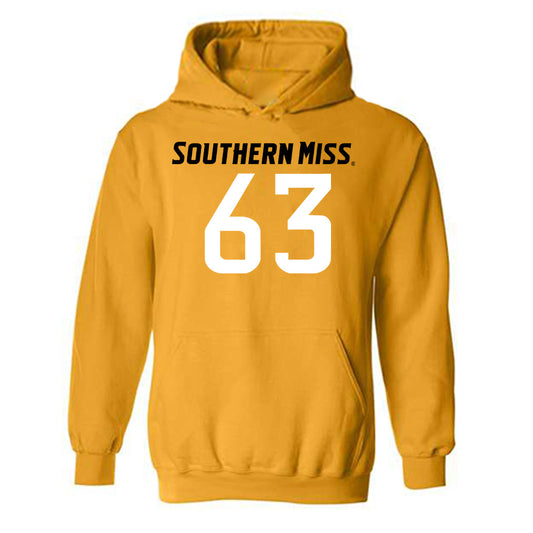 Southern Miss - NCAA Football : DaJyQuwan Jackson Payne - Replica Shersey Hooded Sweatshirt-0
