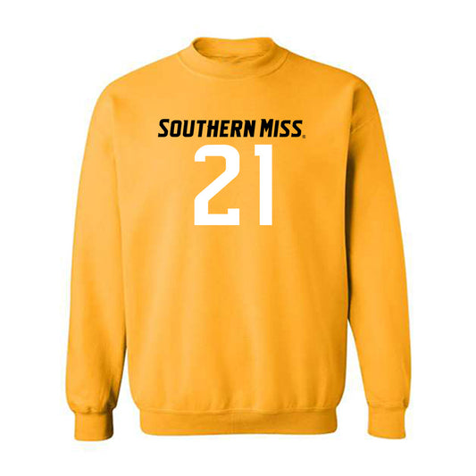 Southern Miss - NCAA Football : TJ Johnson - Replica Shersey Crewneck Sweatshirt-0