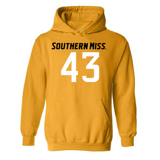 Southern Miss - NCAA Football : Tyrese Weeks - Replica Shersey Hooded Sweatshirt-0