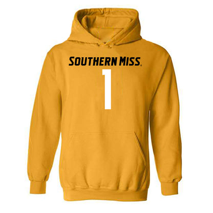 Southern Miss - NCAA Football : Champ Lewis - Replica Shersey Hooded Sweatshirt-0