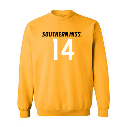 Southern Miss - NCAA Football : Jordan Pride - Replica Shersey Crewneck Sweatshirt-0