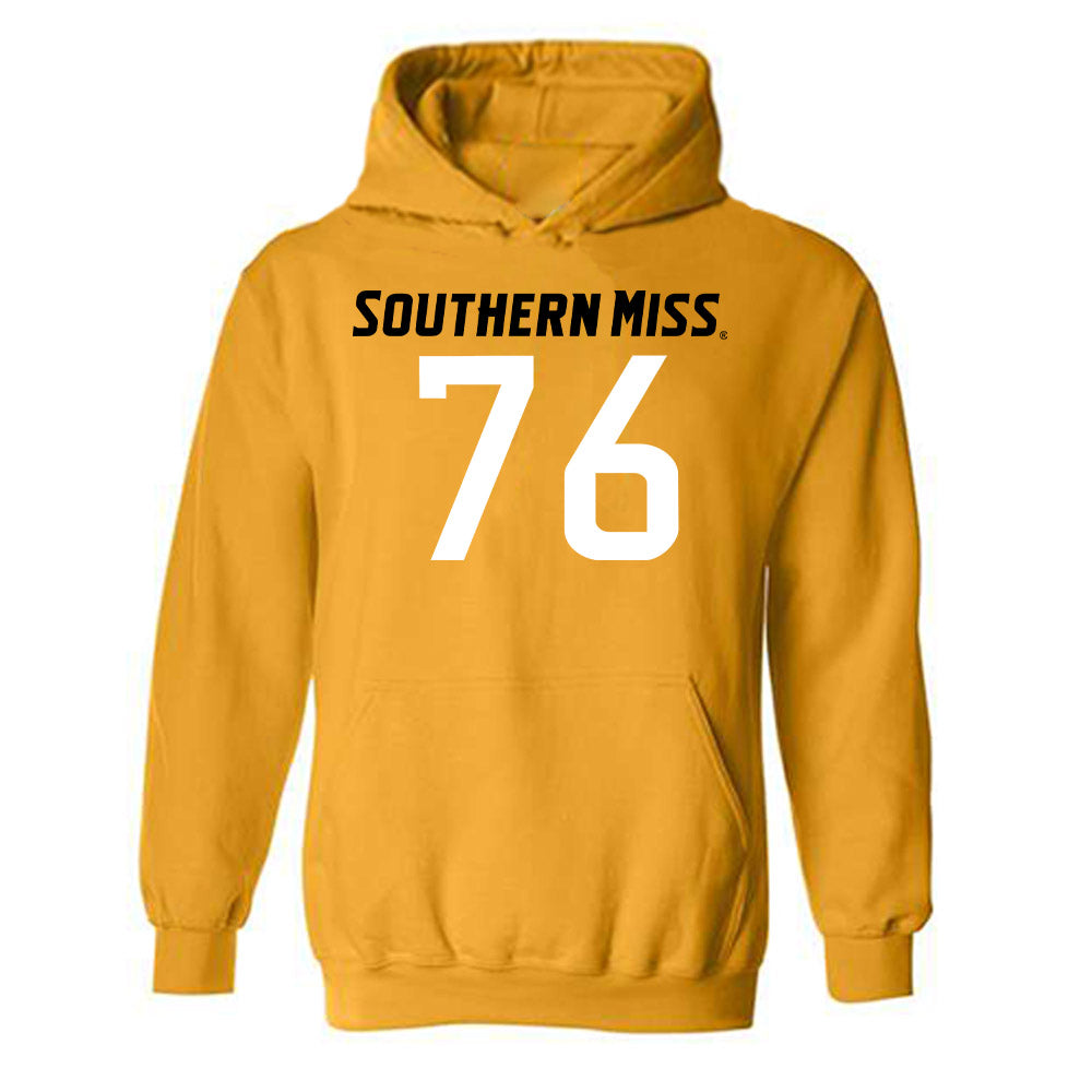 Southern Miss - NCAA Football : Larry Edwards - Replica Shersey Hooded Sweatshirt-0