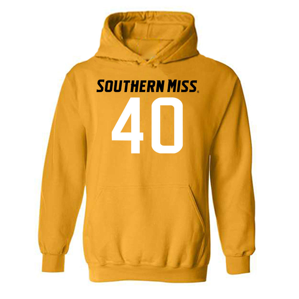 Southern Miss - NCAA Football : Creighton Wilbanks - Replica Shersey Hooded Sweatshirt-0