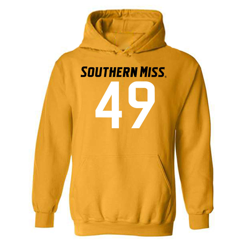Southern Miss - NCAA Football : Bj Mitchell - Replica Shersey Hooded Sweatshirt-0