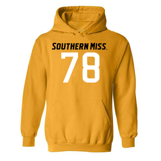 Southern Miss - NCAA Football : Dontae Lucas - Replica Shersey Hooded Sweatshirt-0
