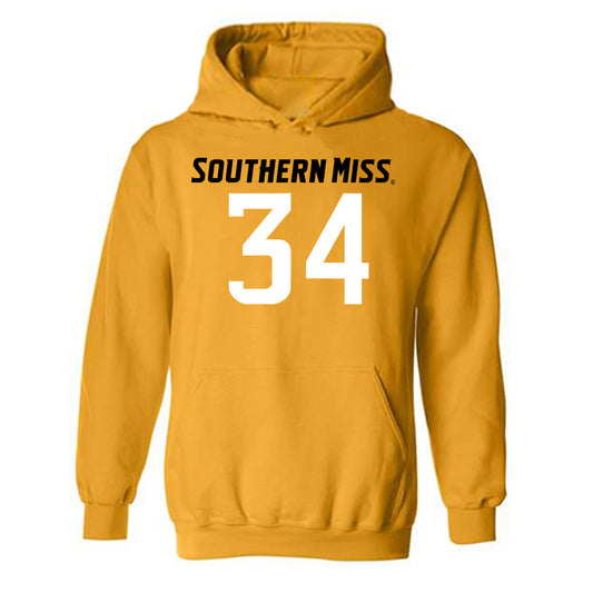 Southern Miss - NCAA Football : Jack Murley - Replica Shersey Hooded Sweatshirt-0