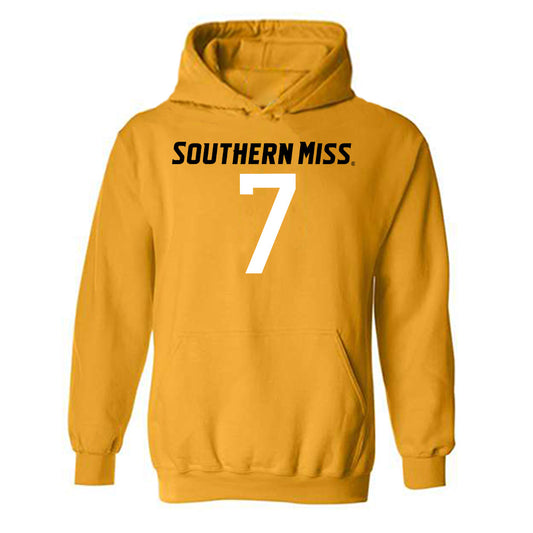 Southern Miss - NCAA Football : Carl Chester Jr - Replica Shersey Hooded Sweatshirt-0