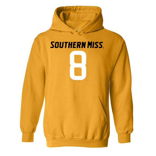 Southern Miss - NCAA Football : Jalil Clemons - Replica Shersey Hooded Sweatshirt-0