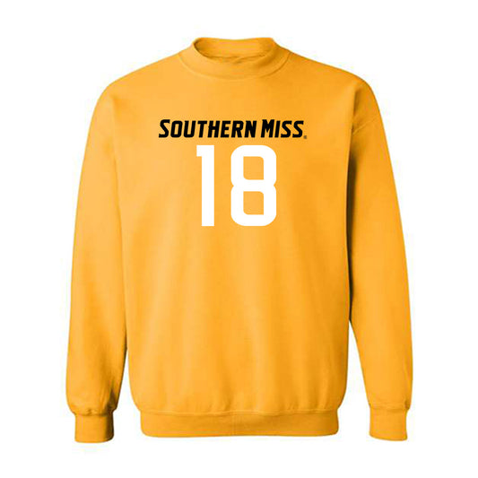 Southern Miss - NCAA Football : Jordan Johnson - Replica Shersey Crewneck Sweatshirt-0