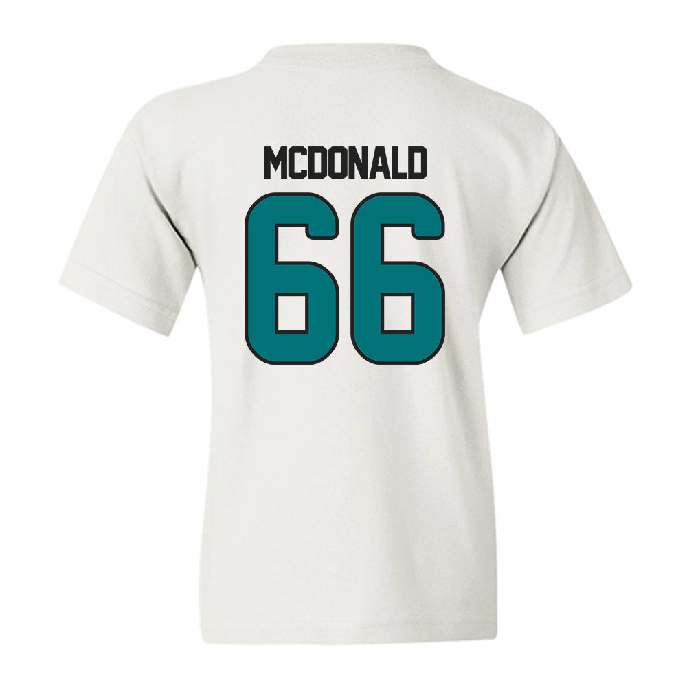 Coastal Carolina - NCAA Football : Kain McDonald - Replica Shersey Youth T-Shirt-1