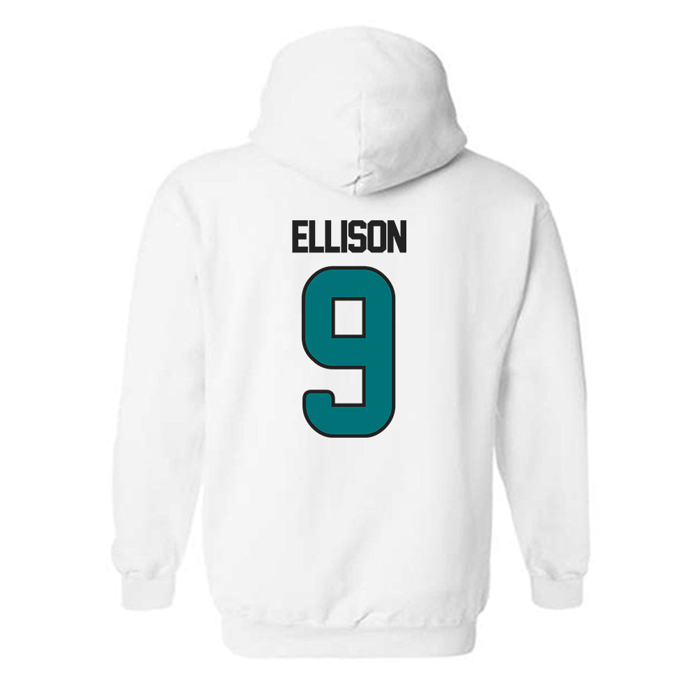 Coastal Carolina - NCAA Football : Cyrus Ellison - Replica Shersey Hooded Sweatshirt-1
