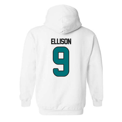 Coastal Carolina - NCAA Football : Cyrus Ellison - Replica Shersey Hooded Sweatshirt-1