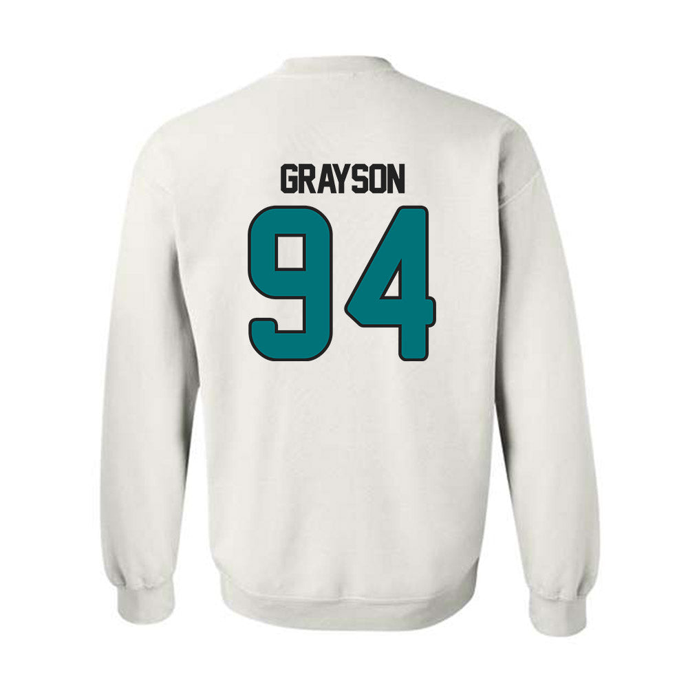 Coastal Carolina - NCAA Football : Donovan Grayson - Replica Shersey Crewneck Sweatshirt-1