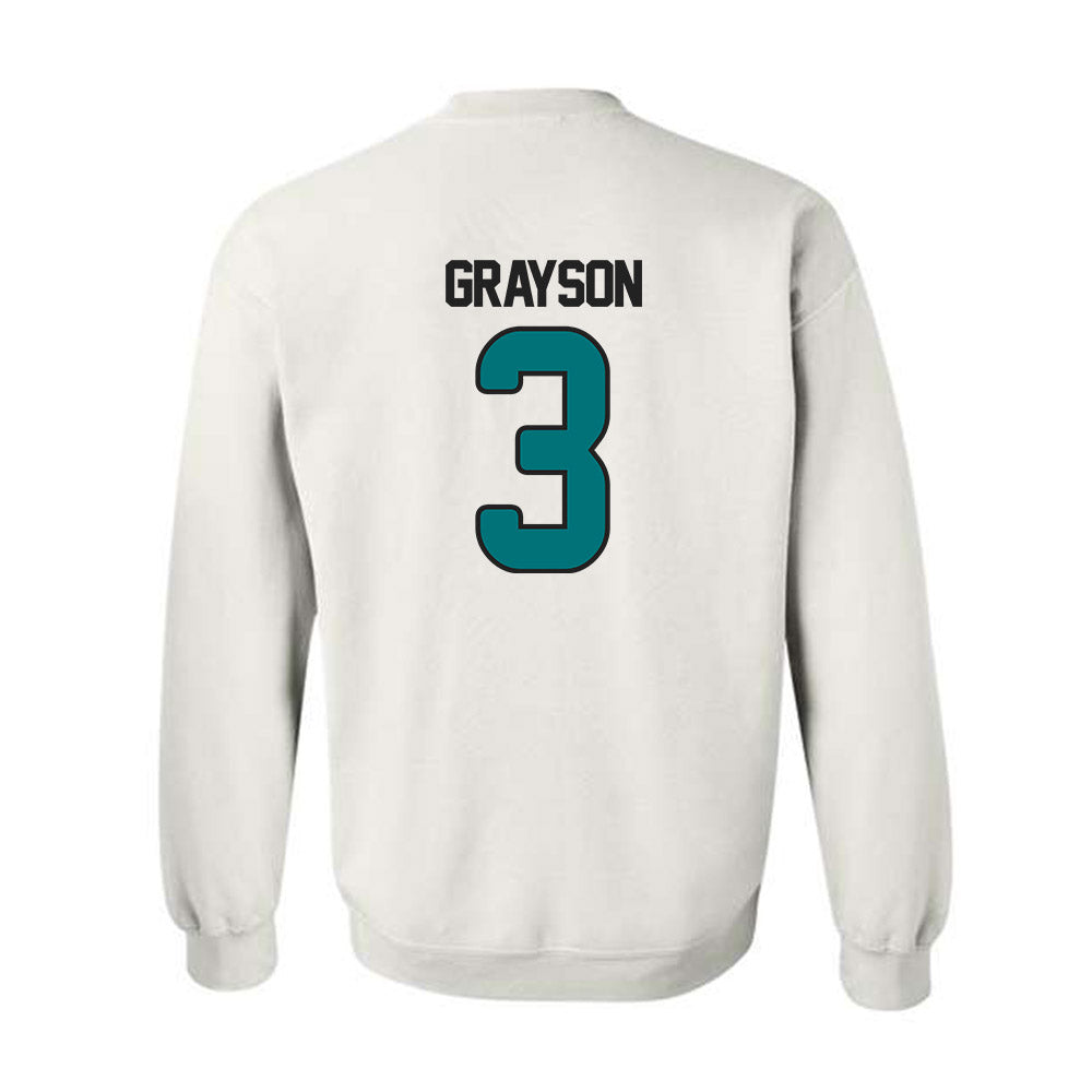 Coastal Carolina - NCAA Football : Ryan Grayson - Replica Shersey Crewneck Sweatshirt-1