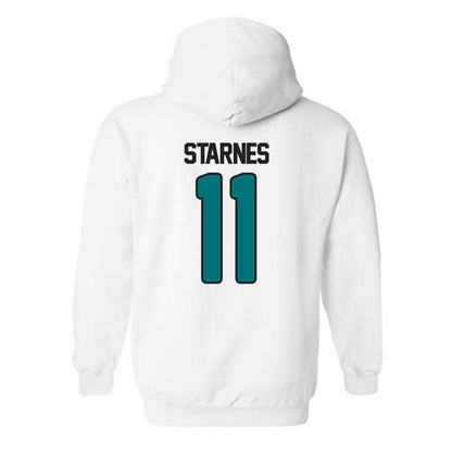 Coastal Carolina - NCAA Football : Braxton Starnes - Replica Shersey Hooded Sweatshirt-1