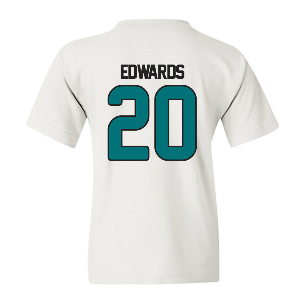 Coastal Carolina - NCAA Football : Jevon Edwards - Replica Shersey Youth T-Shirt-1