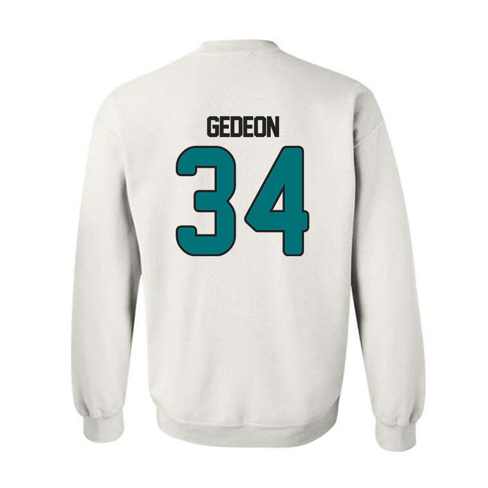 Coastal Carolina - NCAA Football : Wyatt Gedeon - Replica Shersey Crewneck Sweatshirt-1