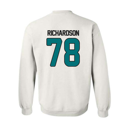 Coastal Carolina - NCAA Football : Daughtry Richardson - Replica Shersey Crewneck Sweatshirt-1