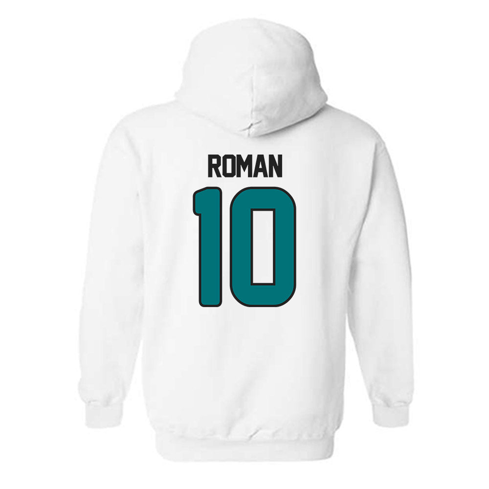 Coastal Carolina - NCAA Football : Travis Roman - Replica Shersey Hooded Sweatshirt-1