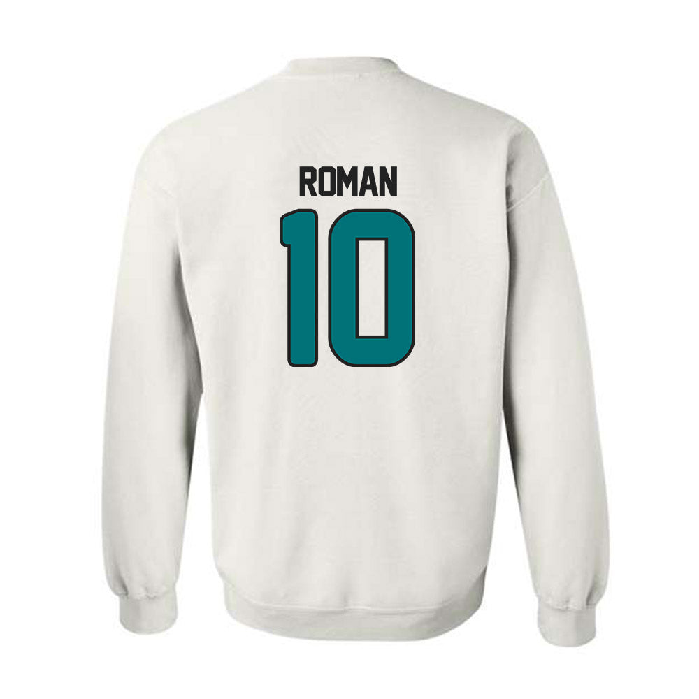 Coastal Carolina - NCAA Football : Travis Roman - Replica Shersey Crewneck Sweatshirt-1