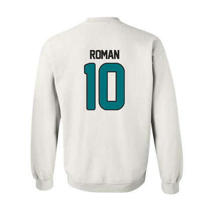 Coastal Carolina - NCAA Football : Travis Roman - Replica Shersey Crewneck Sweatshirt-1