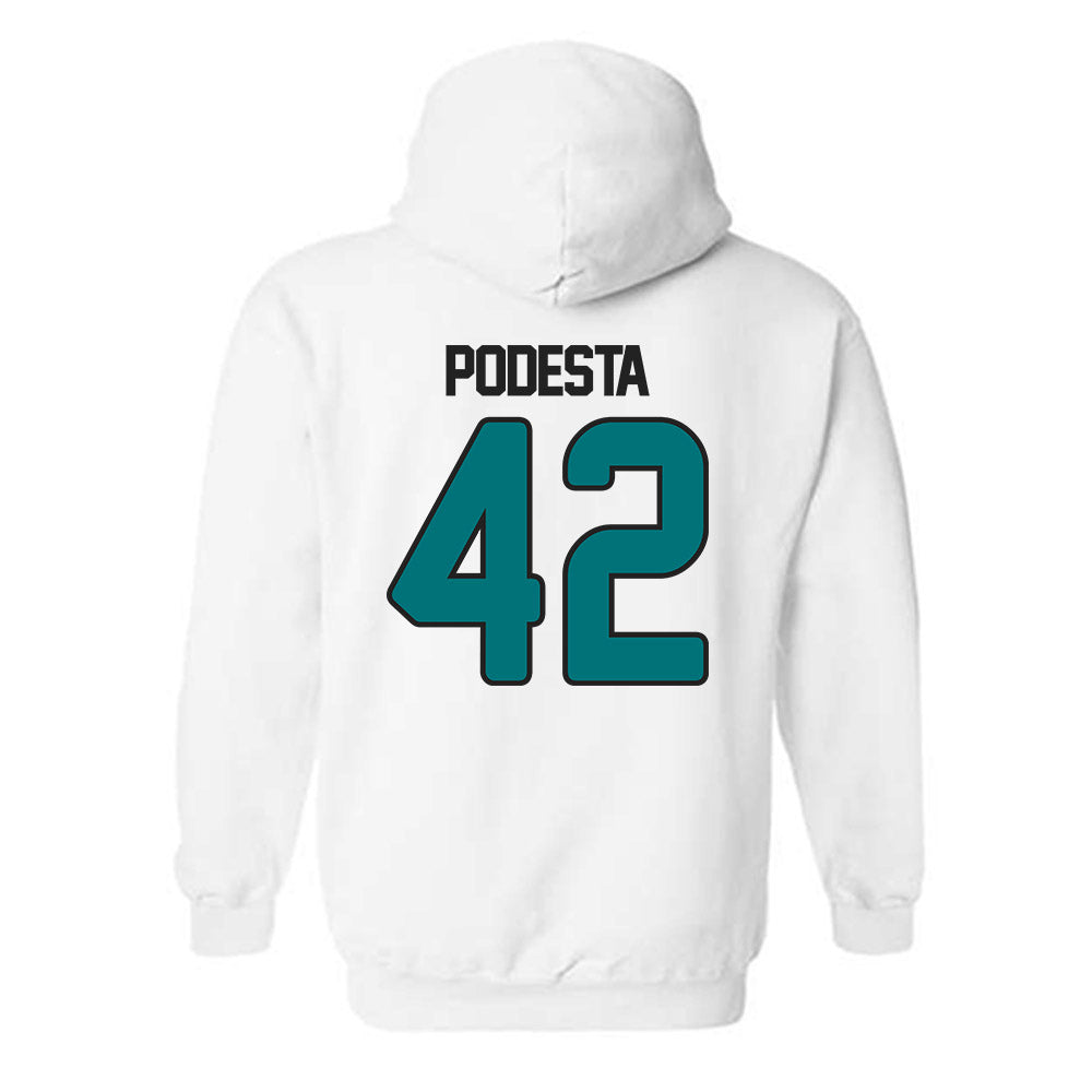 Coastal Carolina - NCAA Football : Roland Podesta - Replica Shersey Hooded Sweatshirt-1