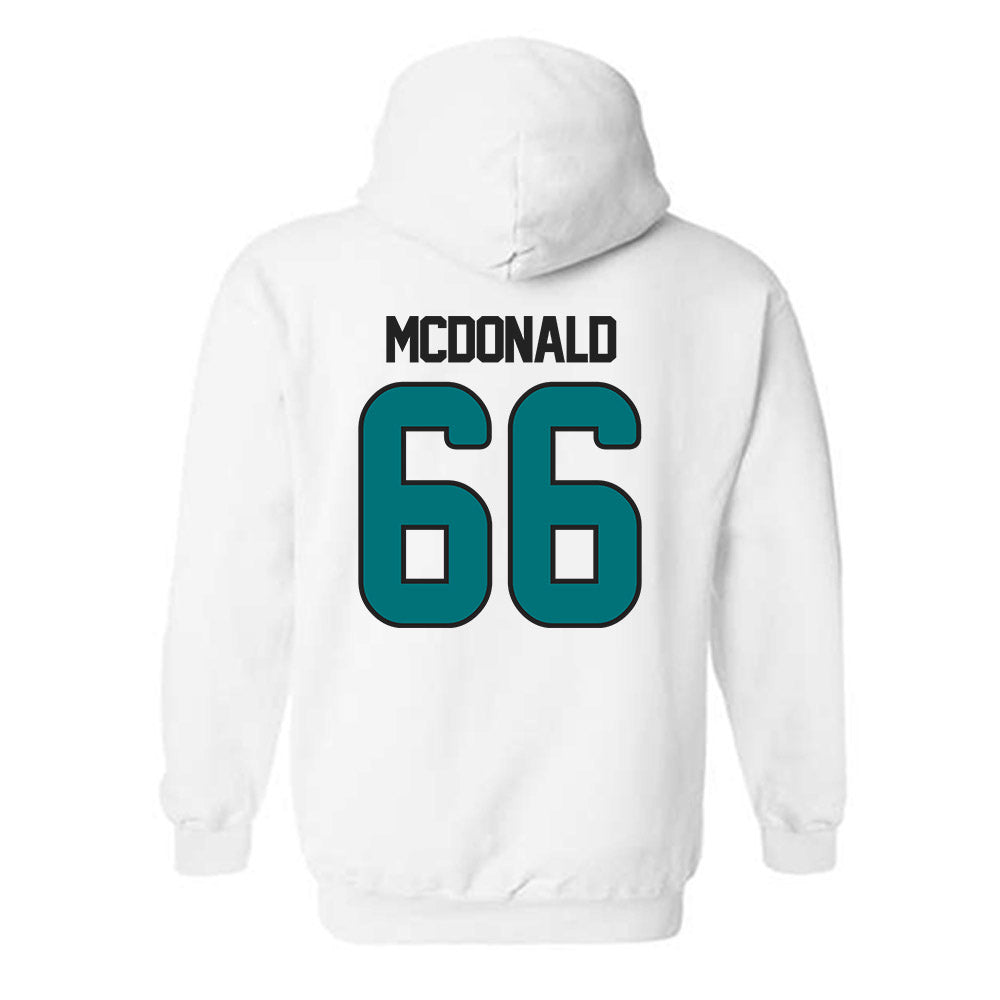 Coastal Carolina - NCAA Football : Kain McDonald - Replica Shersey Hooded Sweatshirt-1
