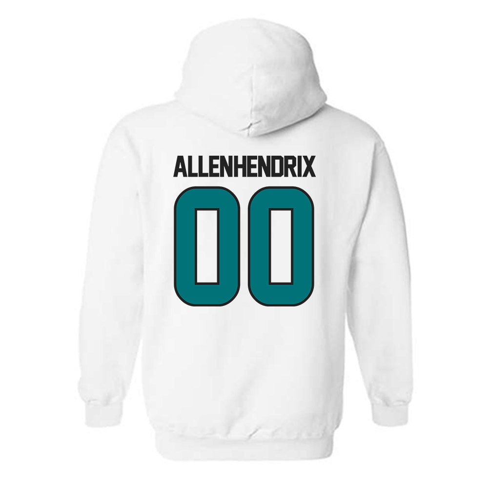 Coastal Carolina - NCAA Football : Jaden Allen-Hendrix - Replica Shersey Hooded Sweatshirt-1
