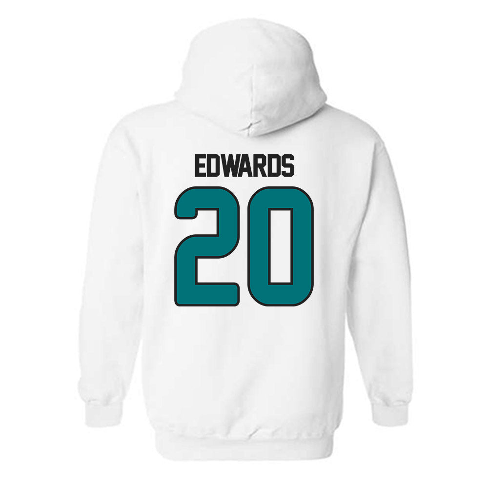 Coastal Carolina - NCAA Football : Jevon Edwards - Replica Shersey Hooded Sweatshirt-1