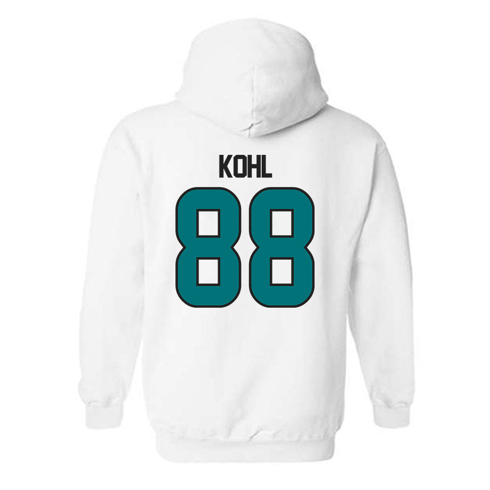 Coastal Carolina - NCAA Football : Jackson Kohl - Replica Shersey Hooded Sweatshirt-1