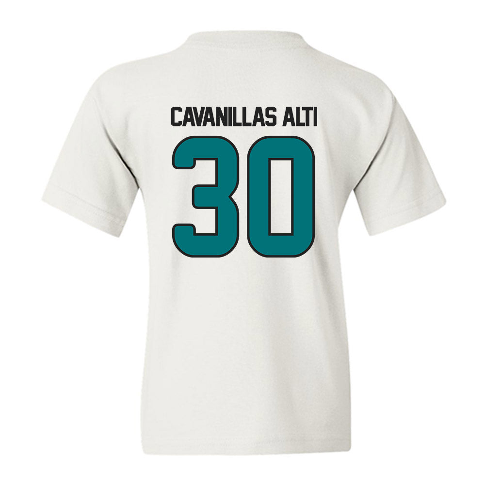 Coastal Carolina - NCAA Football : Nicolas Cavanillas Alti - Replica Shersey Youth T-Shirt-1