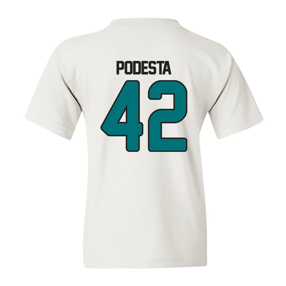 Coastal Carolina - NCAA Football : Roland Podesta - Replica Shersey Youth T-Shirt-1