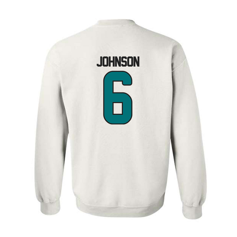 Coastal Carolina - NCAA Football : Krosse Johnson - Replica Shersey Crewneck Sweatshirt-1