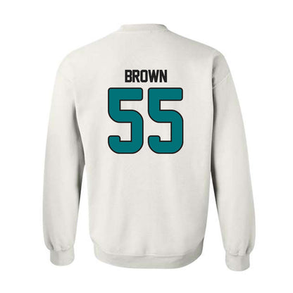 Coastal Carolina - NCAA Football : Tray Brown - Replica Shersey Crewneck Sweatshirt-1