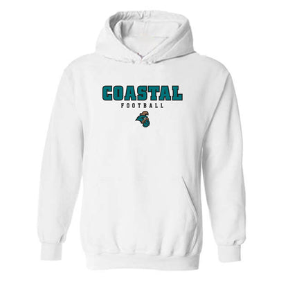 Coastal Carolina - NCAA Football : Jevon Edwards - Replica Shersey Hooded Sweatshirt-0