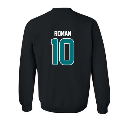 Coastal Carolina - NCAA Football : Travis Roman - Sports Shersey Crewneck Sweatshirt-1