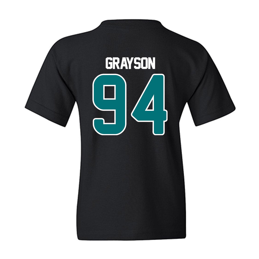 Coastal Carolina - NCAA Football : Donovan Grayson - Sports Shersey Youth T-Shirt-1