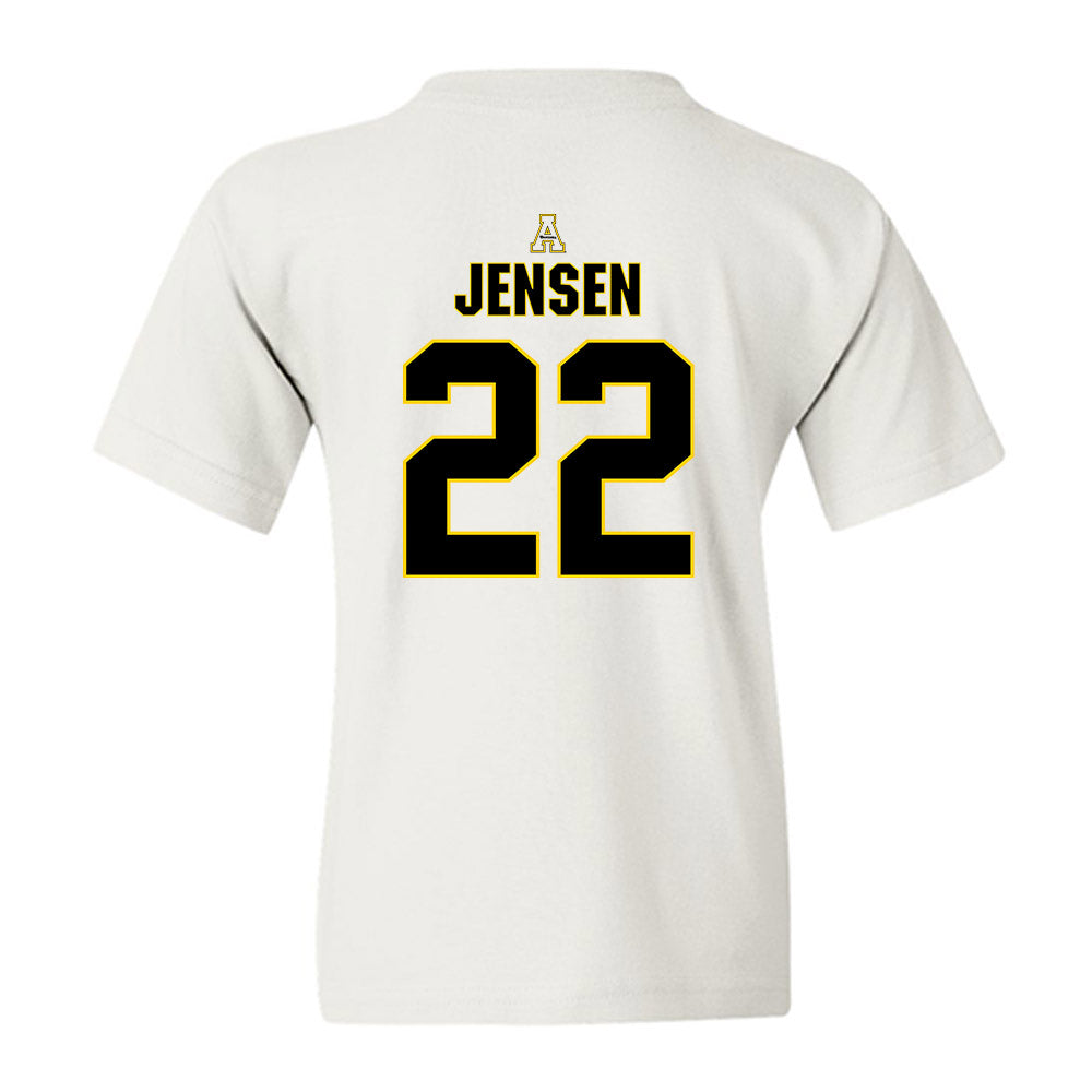 App State - NCAA Baseball : Tate Jensen - Replica Shersey Youth T-Shirt-1