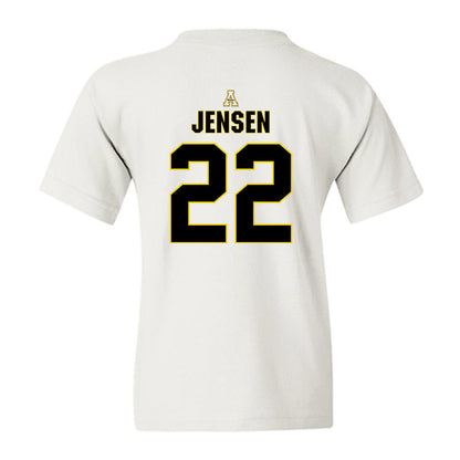 App State - NCAA Baseball : Tate Jensen - Replica Shersey Youth T-Shirt-1