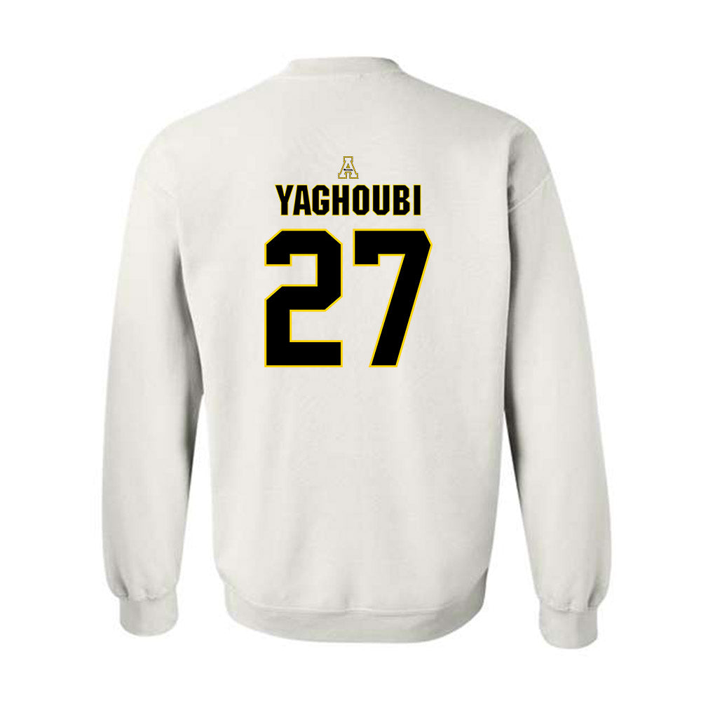 App State - NCAA Baseball : Tank Yaghoubi - Replica Shersey Crewneck Sweatshirt-1
