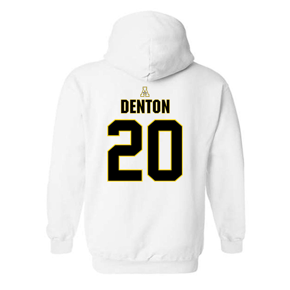 App State - NCAA Baseball : Colton Denton - Replica Shersey Hooded Sweatshirt-1