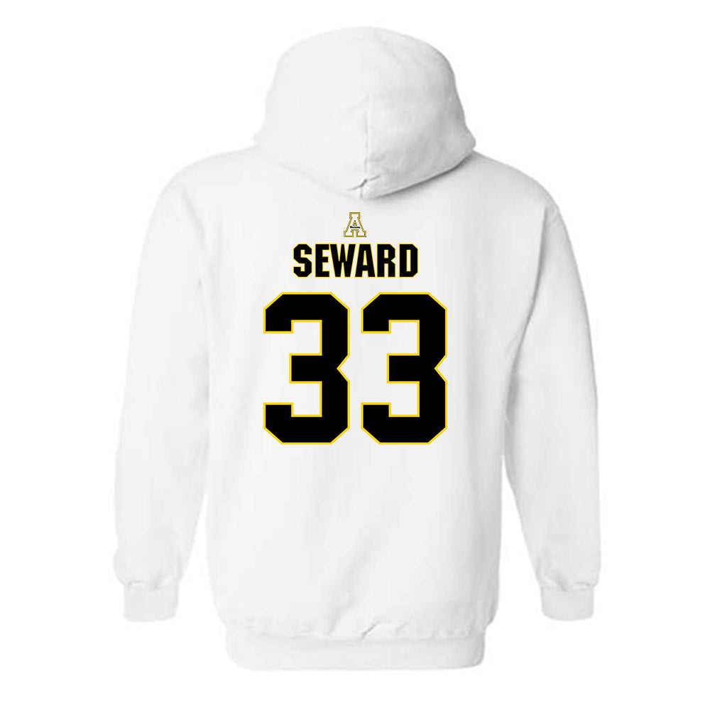 App State - NCAA Baseball : Jalen Seward - Replica Shersey Hooded Sweatshirt-1